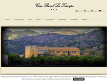 Tablet Screenshot of casarurallatrampa.com